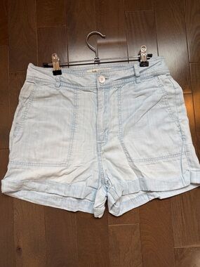 cloth & stone Pale Blue Casual Women's lightweight Shorts
